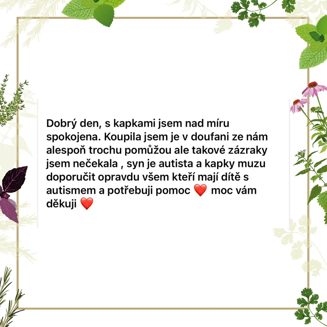 M.E.G Bio Bachovky pomohou uklidnit rozbouřené emoce a výbuchy vzteku u dětí, které mají autismus.