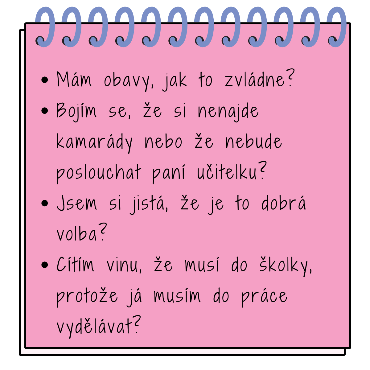 nástup do školky, jak se připravit