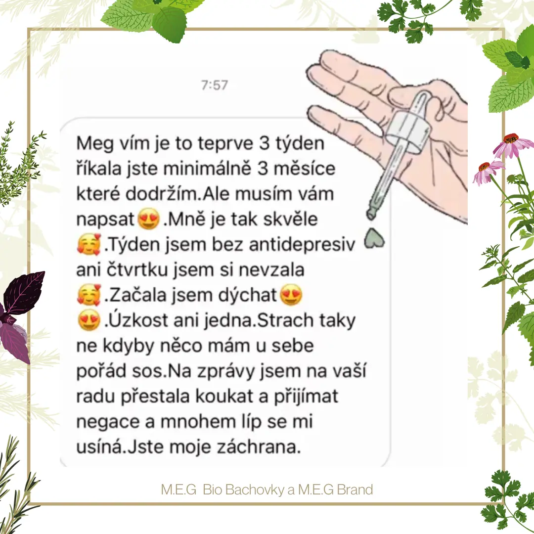 M.E.G Bio Bachovky pomohou odstranit potlačené emoce, traumata a bloky, které způsobují deprese.